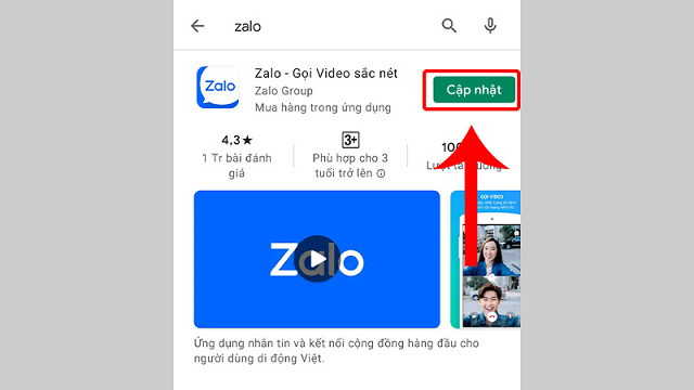 Hướng dẫn cập nhật Zalo phiên bản mới nhất trên Android