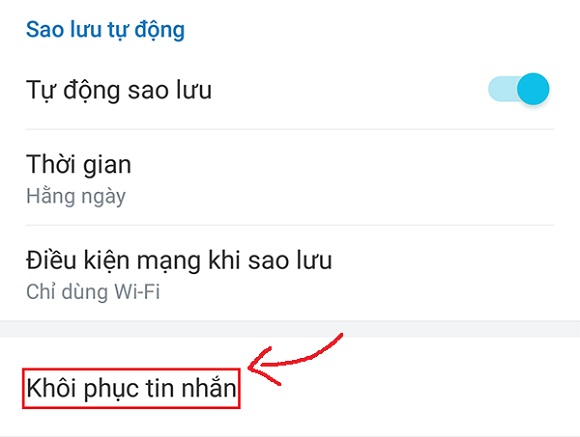 cach khoi phuc tin nhan zalo tren iphone 7