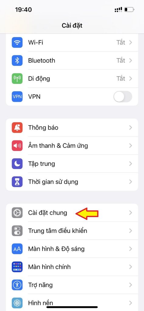 Cách bật lại bàn phím tiếng Việt trên iPhone